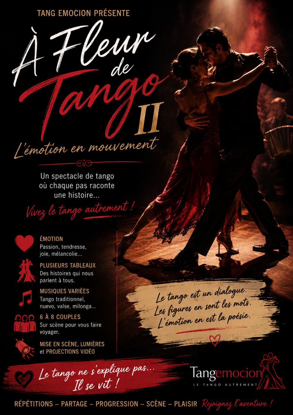 Affiche À Fleur de Tango II