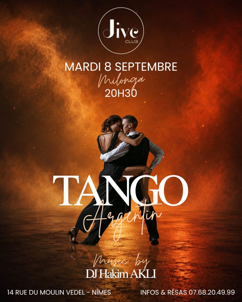 Milonga du mardi 8 septembre, DJ Hakim Akli
