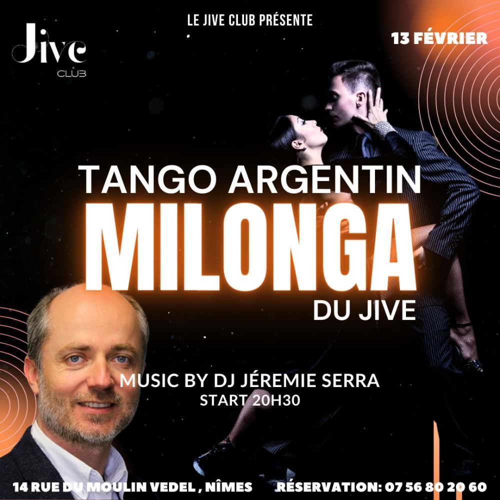 Milonga avec DJ François Romay