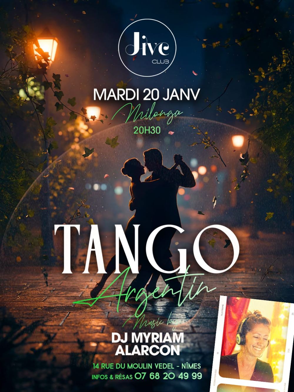 Milonga avec DJ Hakim Akli