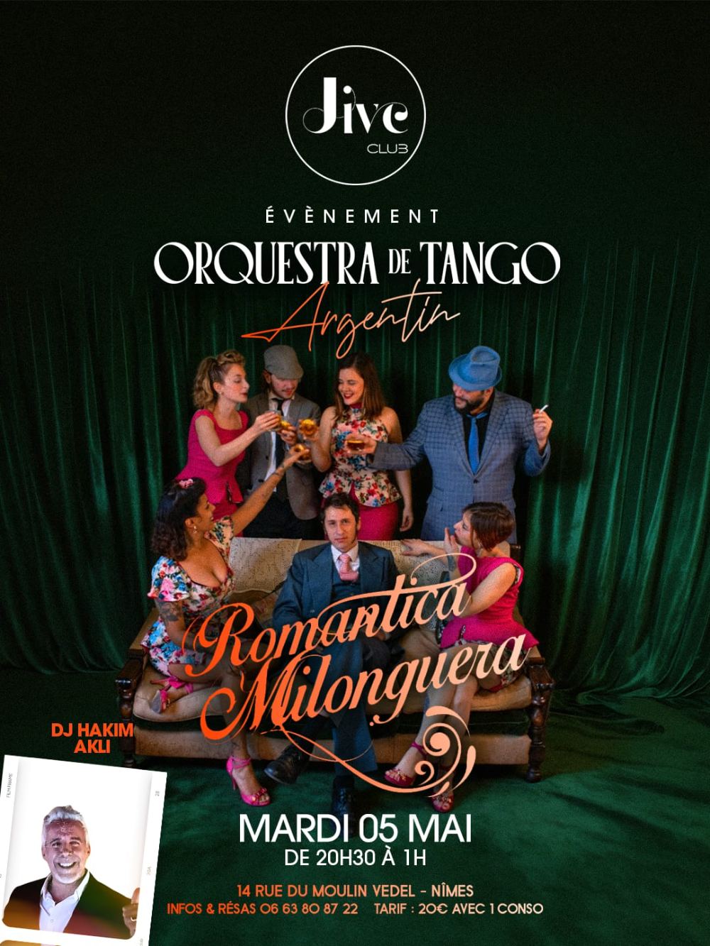 Milonga avec DJ Konstantinos Tzintziras
