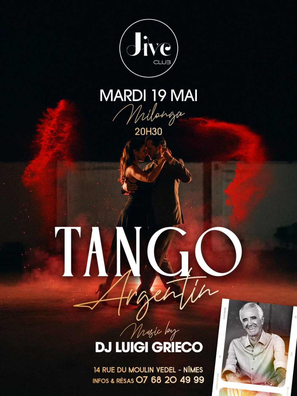 Milonga avec DJ Laetitia Nassim