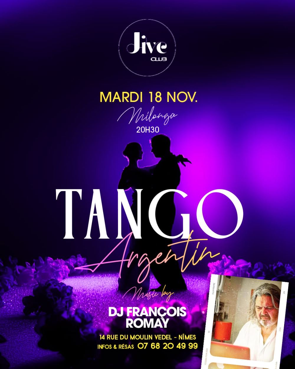 Milonga avec DJ Phillipe Nguyen