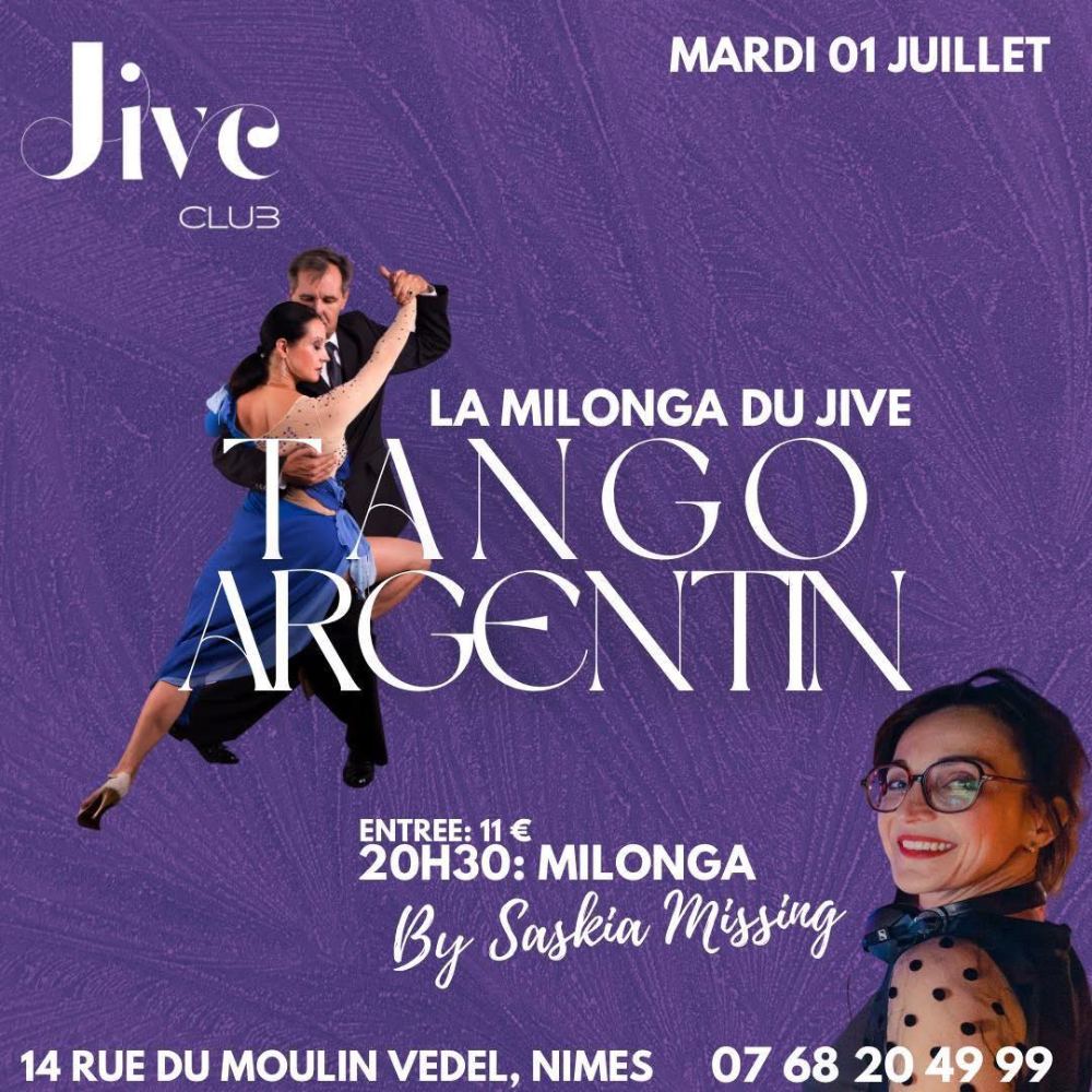 Milonga avec DJ Saskia Missing